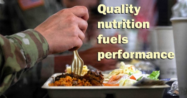 Comment: National Nutrition Month provides an opportunity to focus on how nutrition affects performance, mission readiness