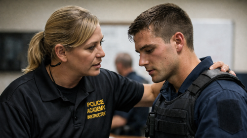 Police recruit nervous system training