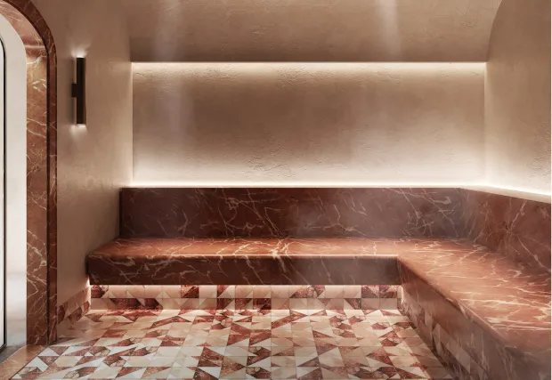 Introducing the Halo Steam Room at the new Whale Bay Harbor Islands (in honor of Terra).